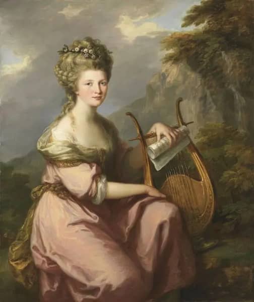 Sarah Harrop by Angelica Kauffman | Oil Painting Reproduction