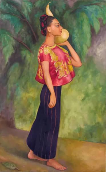 Columba Dominguez De Fernandez by Diego Rivera | Oil Painting Reproduction