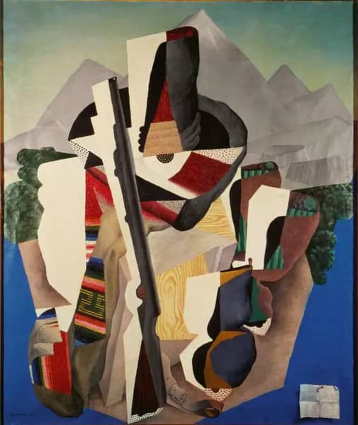 Zapatista Landscape by Diego Rivera | Oil Painting Reproduction