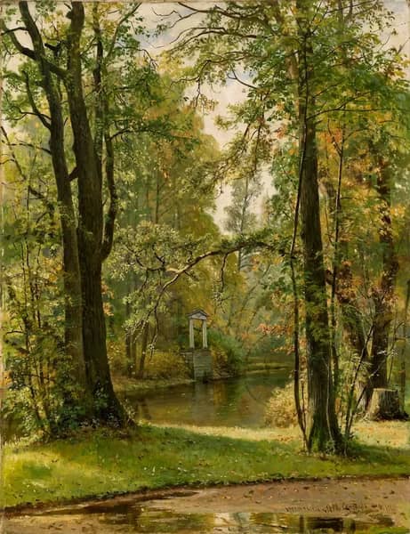 Autumn on Krestovsky Island 1892 | Oil Painting Reproduction