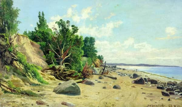 Coast 1890 by Ivan Shishkin | Oil Painting Reproduction