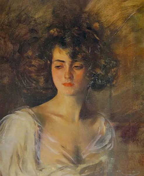 Catherine La Rose by Ramon Casas | Oil Painting Reproduction