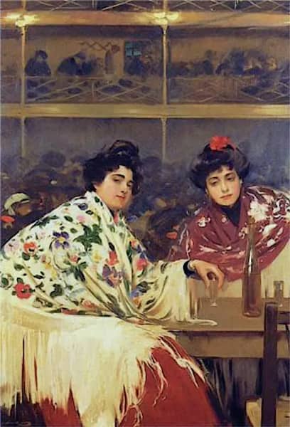 Cafe Concert by Ramon Casas | Oil Painting Reproduction