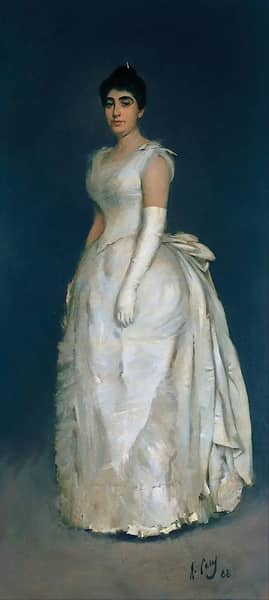 Montserrat Casas by Ramon Casas | Oil Painting Reproduction