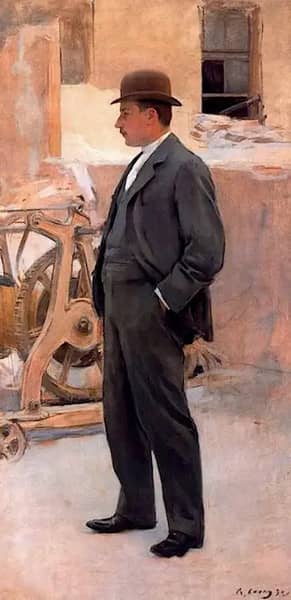 Portrait Of Josep Codin by Ramon Casas | Oil Painting Reproduction