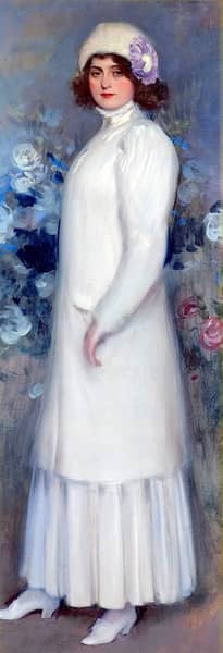 The English Lady by Ramon Casas | Oil Painting Reproduction