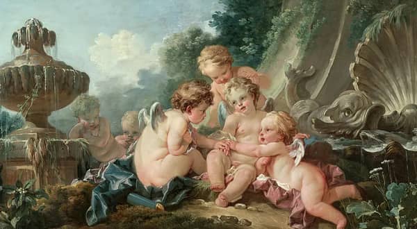Cupids in Conspiracy 1740 by Francois Boucher | Oil Painting Reproduction