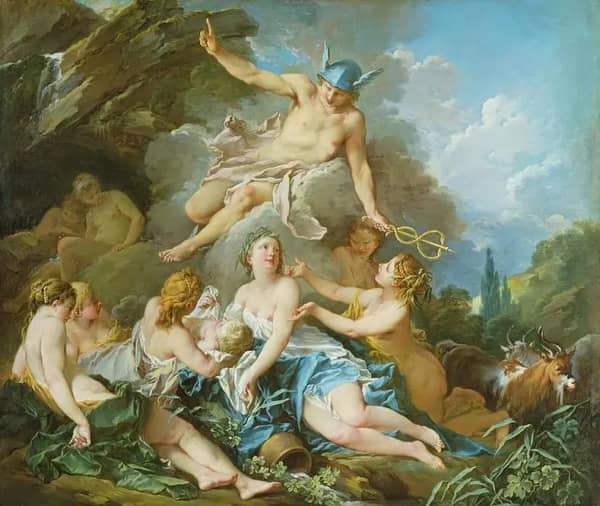 Mercury Confiding The Infant Bacchus to The Nymphs | Oil Painting Reproduction