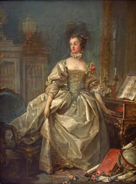 The Marquise de Pompadour by Francois Boucher | Oil Painting Reproduction