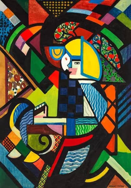 Daughter In A Rocker by Henry Lyman Sayen | Oil Painting Reproduction