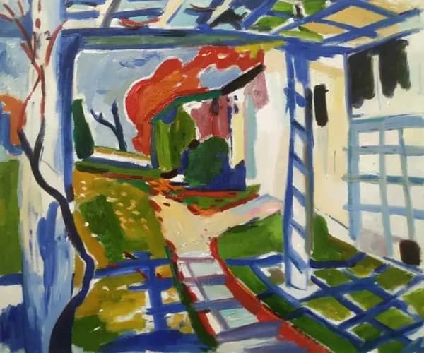 Grape Arbor by Henry Lyman Sayen | Oil Painting Reproduction