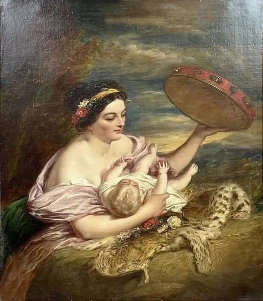 Miriam And Moses by Joseph Clark | Oil Painting Reproduction