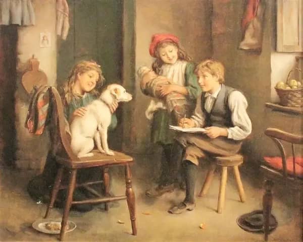 The Young Artist 1901 by Joseph Clark | Oil Painting Reproduction
