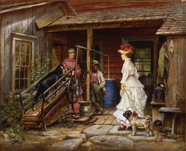 Capitol and Labor 1881 by Edward Lamson Henry | Oil Painting Reproduction