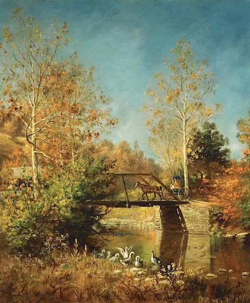 Going to Town by Edward Lamson Henry | Oil Painting Reproduction