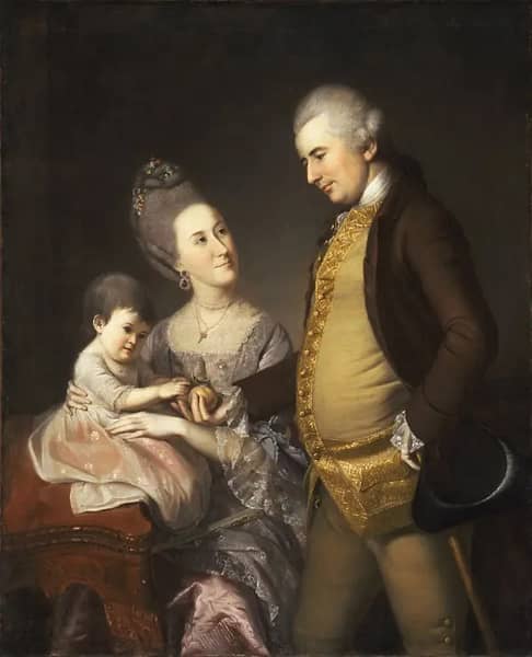 Portrait of John and Elizabeth Lloyd Cadwalader | Oil Painting Reproduction