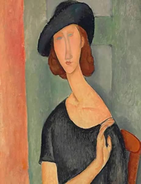Jeanne Hebuterne in a Hat c1919 | Oil Painting Reproduction