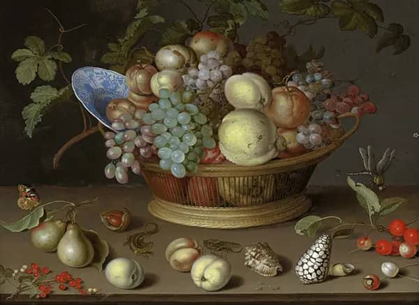 Still Life with Fruit and Shells c1632 | Oil Painting Reproduction