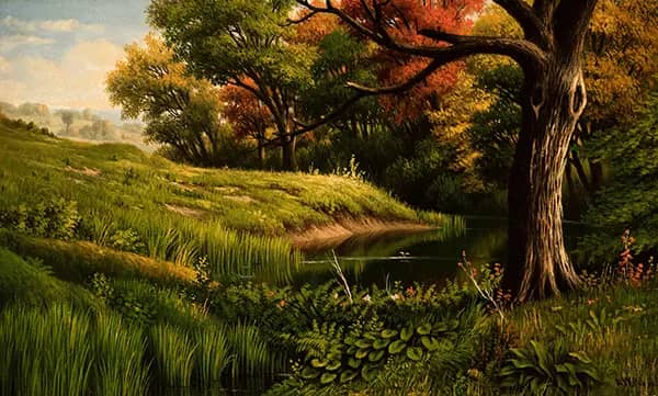 An Early Autumn Landscape | Oil Painting Reproduction