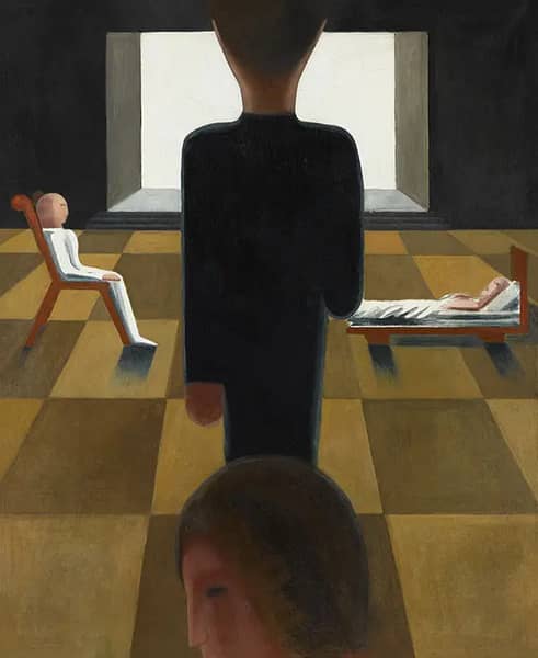 Rest Room by Oskar Schlemmer | Oil Painting Reproduction