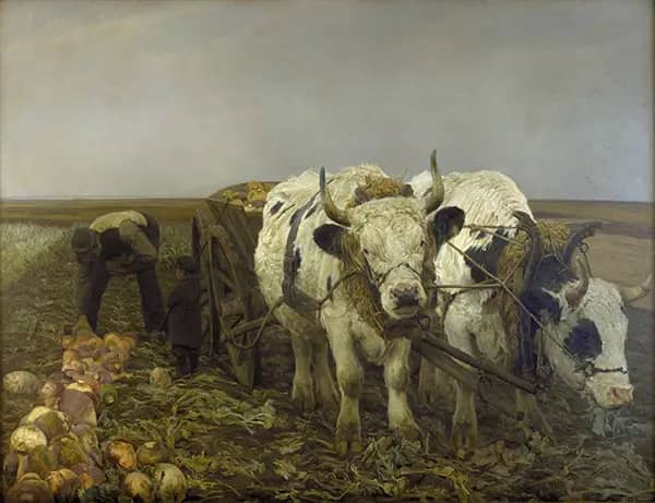 Roeoptagning by Niels Pedersen Mols | Oil Painting Reproduction