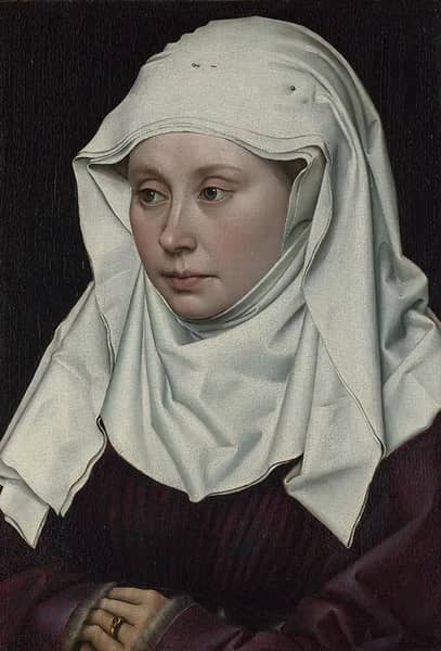 Portrait of a Woman by Robert Campin | Oil Painting Reproduction