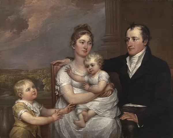 The Vernet Family 1806 by John Trumbull | Oil Painting Reproduction