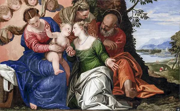The Mystic Marriage of Saint Catherine of Alexandria | Oil Painting Reproduction