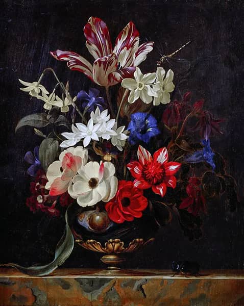 Still Life with Flowers by Willem van Aelst | Oil Painting Reproduction