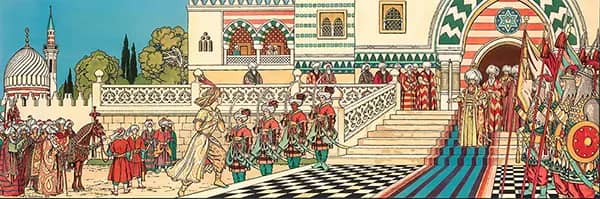 Arabian Nights, 1932 by Ivan Bilibin | Oil Painting Reproduction