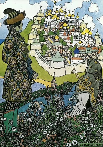Island of Buyan by Ivan Bilibin | Oil Painting Reproduction
