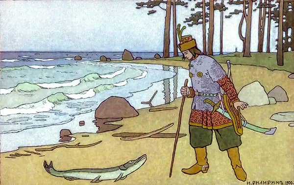 On the Shore by Ivan Bilibin | Oil Painting Reproduction