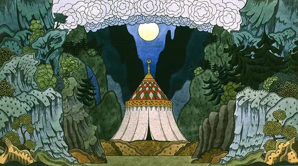 Sketch for the Opera the Golden Cockerel, 1909 | Oil Painting Reproduction