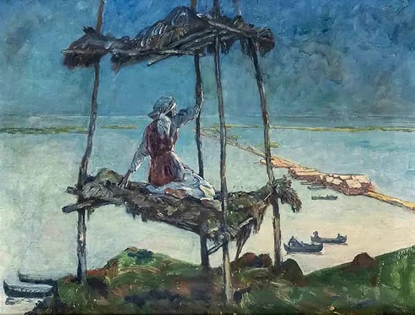 At the Black Sea Around, 1924 | Oil Painting Reproduction
