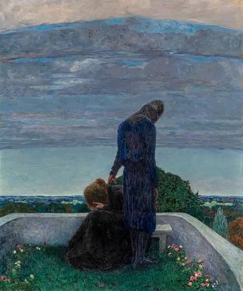 Farewell, 1898 by Heinrich Vogeler | Oil Painting Reproduction