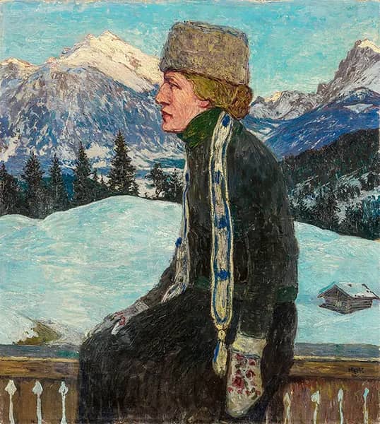 Portrait of Martha Vogeler, 1907 | Oil Painting Reproduction