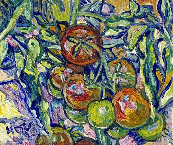 Still Life with Tomatoes, 1922 | Oil Painting Reproduction