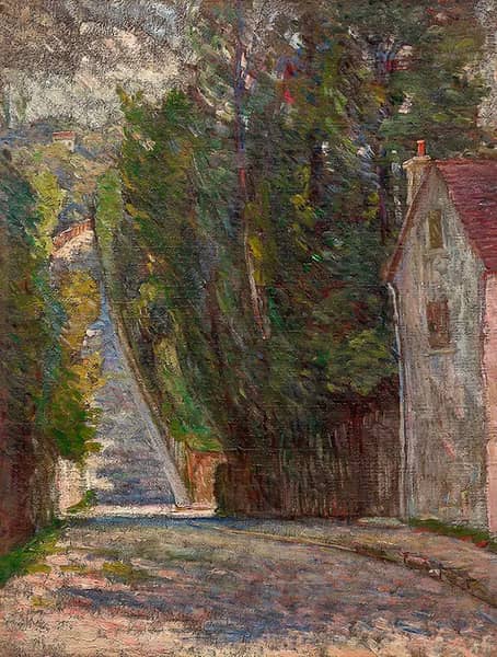 Landscape with an Alley by Marie Bracquemond | Oil Painting Reproduction