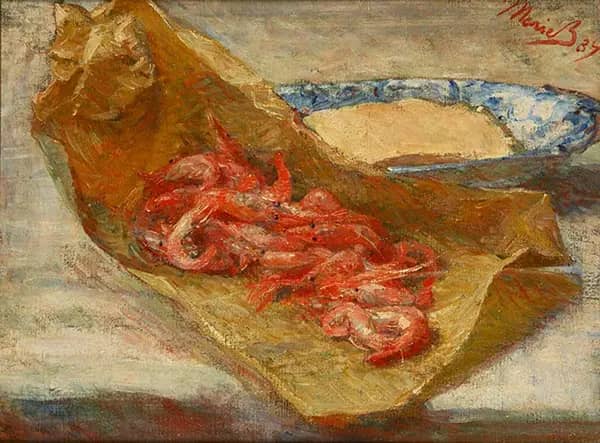 Shrimps, 1887 by Marie Bracquemond | Oil Painting Reproduction