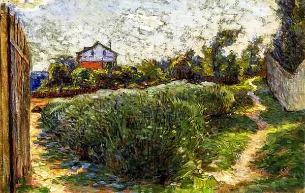 Small Landscape with House, 1880 | Oil Painting Reproduction