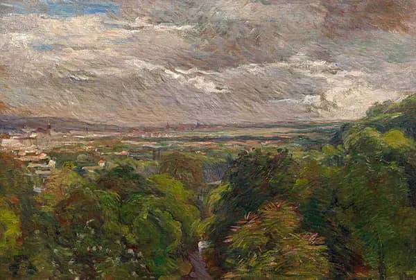 View of Paris by Marie Bracquemond | Oil Painting Reproduction