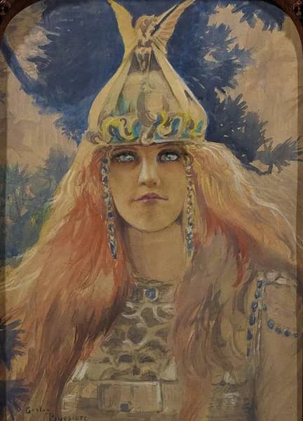 Brunhilde by Gaston Bussiere | Oil Painting Reproduction