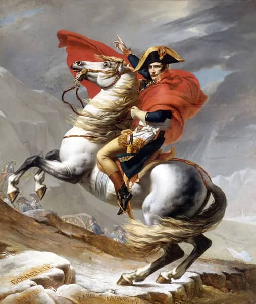Napoleon Cross the Alps 1802 | Oil Painting Reproduction