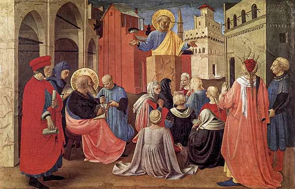 St. Peter Preaching in the Presence of St. Mark | Oil Painting Reproduction