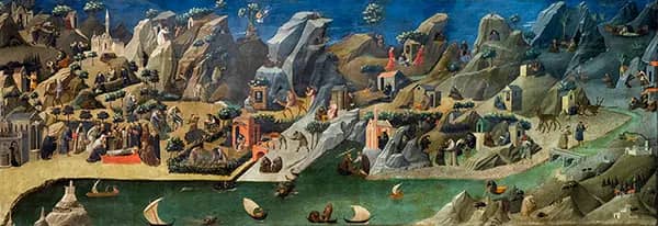 Thebaid, 1410 by Fra Angelico | Oil Painting Reproduction