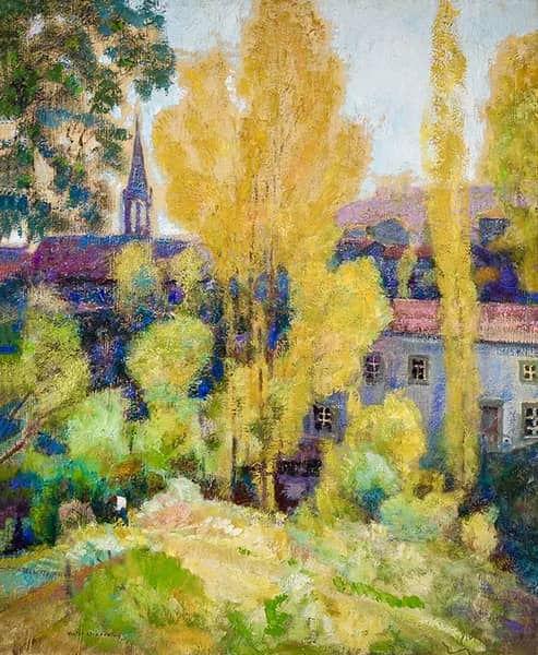 Murols in Autumn by Victor Charreton | Oil Painting Reproduction