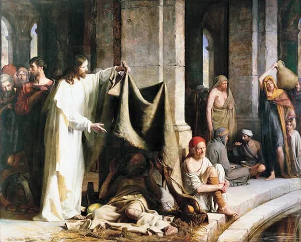 Christ Healing the Sick at Bethesda | Oil Painting Reproduction