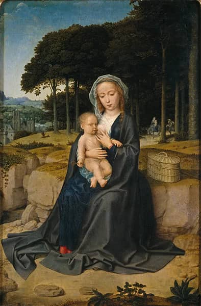 A Rest During the Flight to Egypt | Oil Painting Reproduction