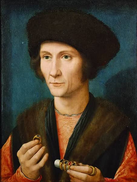 Portrait of a Goldsmith by Gerard David | Oil Painting Reproduction