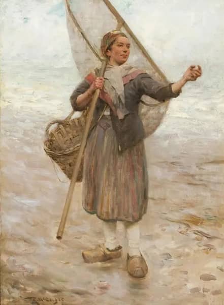 Fishergirl by Robert McGregor | Oil Painting Reproduction